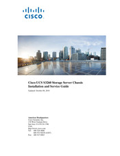 Cisco UCS S3260 Service Manual