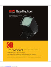 Kodak 35mm Slide Viewer User Manual