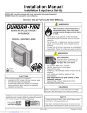 Quadra-Fire Santa Fe Pellet Insert Installation Manual