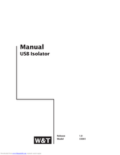 W&T 33001 Manual