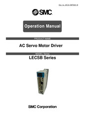 SMC Networks LECSB*-S7 Series Operation Manual