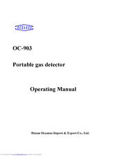 Oceanus OC-903 Operating Manual