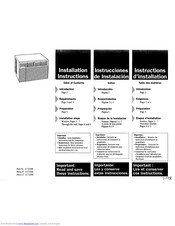 Whirlpool ACQ142XG0 Installation Instructions Manual