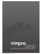 Wahl Pro Ionic Manual