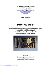 Dynamic Engineering PMC-XM-DIFF User Manual