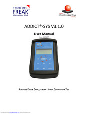 CONTROL FREAK ADDICT-SYS User Manual