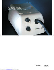 Photonic PL 3000F Operating Instructions Manual