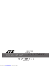 JTS UT-16GT Manual