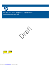 HP ProCurve 3500 Installation And Getting Started Manual