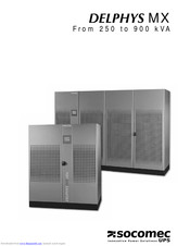 socomec DELPHYS MX Manual
