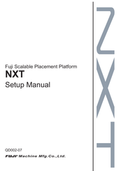 FujiFilm NXT Setup Manual