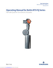 Emerson Bettis RTS FQ Series Operating Manual