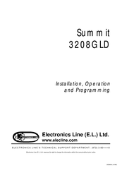 Electronics Line Summit 3208GLD Installation, Operation, And Programming Manual