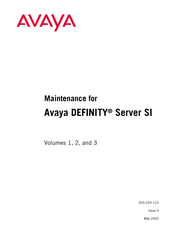 Avaya Definity SI Maintenance Manual