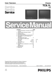 Philips TC8.1L CA Service Manual