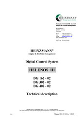 Heinzmann DG 162-02 Technical Description