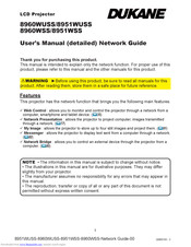 Dukane 8951WUSS Network Manual
