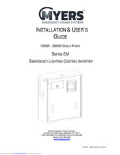 Myers EM Series Installation & User Manual