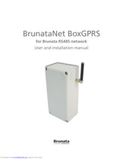 Brunata BrunataNet BoxGPRS User And Installation Manual