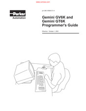 Parker GEM6K Series Programmer's Manual