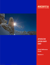 Ascent Communication Technology AP201C Series Quick Reference Manual