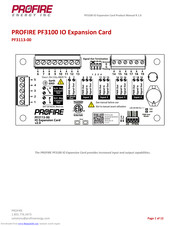 ProFire PF3113-00 Product Manual
