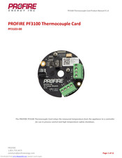 ProFire PF3103-00 Product Manual