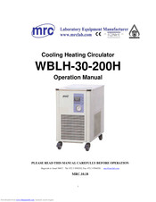 MRC WBLH-30-200H Operation Manual