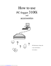 Intab PC-Logger 3100i How To Use Manual
