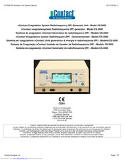 nContact CS-3000 Operator's Manual