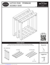 Wine Racks America Lattice Cube Stemware Assembly Manual