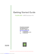 Time domain PulsON 200 Getting Started Manual