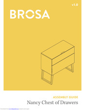 Brosa Nancy Chest of Drawers Assembly Manual
