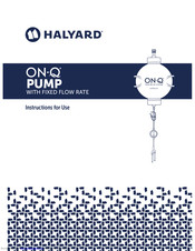 Halyard ON-Q Instructions For Use Manual