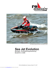Krick Modelltechnik Sea Jet Evolution Assembly And Operating Instructions Manual