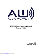 Audio Weaver STM32F7 Series User Manual