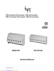 Bpt KX12O16A Technical Manual