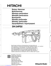 Hitachi DH 24PD2 Handling Instructions Manual