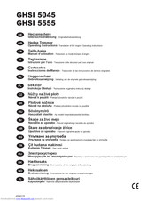 Gardol GHSI 5555 Operating Instructions Manual