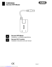 Abus FUMO50040 Installation Instructions And User Manual