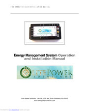 Elite Power Solutions EMS Operation And Installation Manual