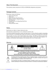 Comelit HDVR836B Instructions Manual