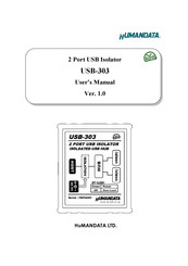 HuMANDATA USB-303 User Manual