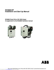 ABB DCS800-EP Installation And Start-Up Manual