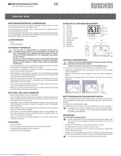 Eurochron EDT 4000 Operating Instructions Manual