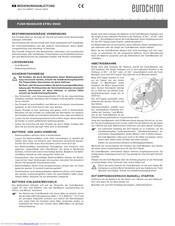 Eurochron EFWU 9000 Operating Instructions Manual
