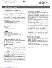 Eurochron EUB 1000 Operating Instructions Manual
