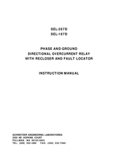 Schweitzer Engineering Laboratories SEL-167D Instruction Manual