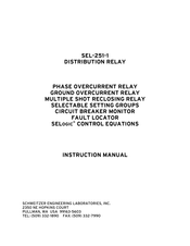 Schweitzer Engineering Laboratories SEL-251-1 Instruction Manual