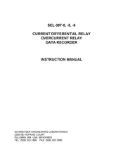 Schweitzer Engineering Laboratories SEL-387-5 Instruction Manual
